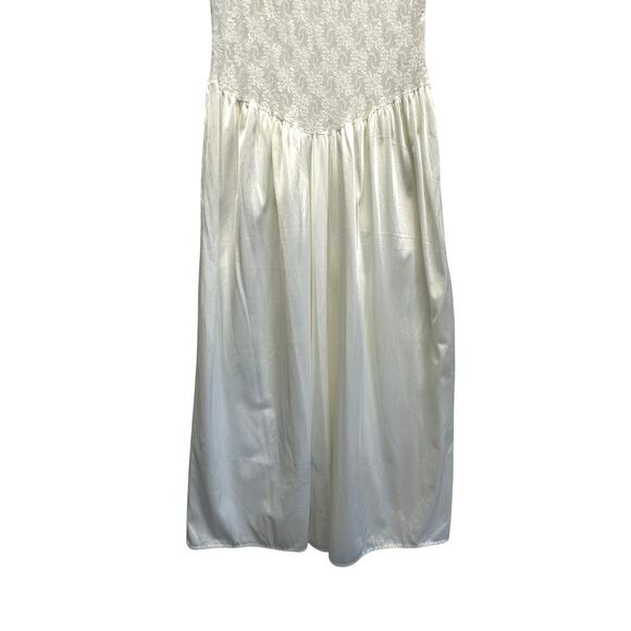 Vintage Gloria Vanderbilt Lace Slip Dress 🤍 Coquette Fairygrunge Cottagecore - Picture 2 of 10